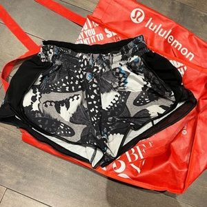 Lululemon Butterfly Shorts Size 6